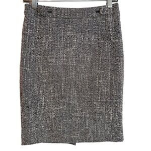 Ann Taylor Tweed High Waist Pencil Skirt Women's Size 0